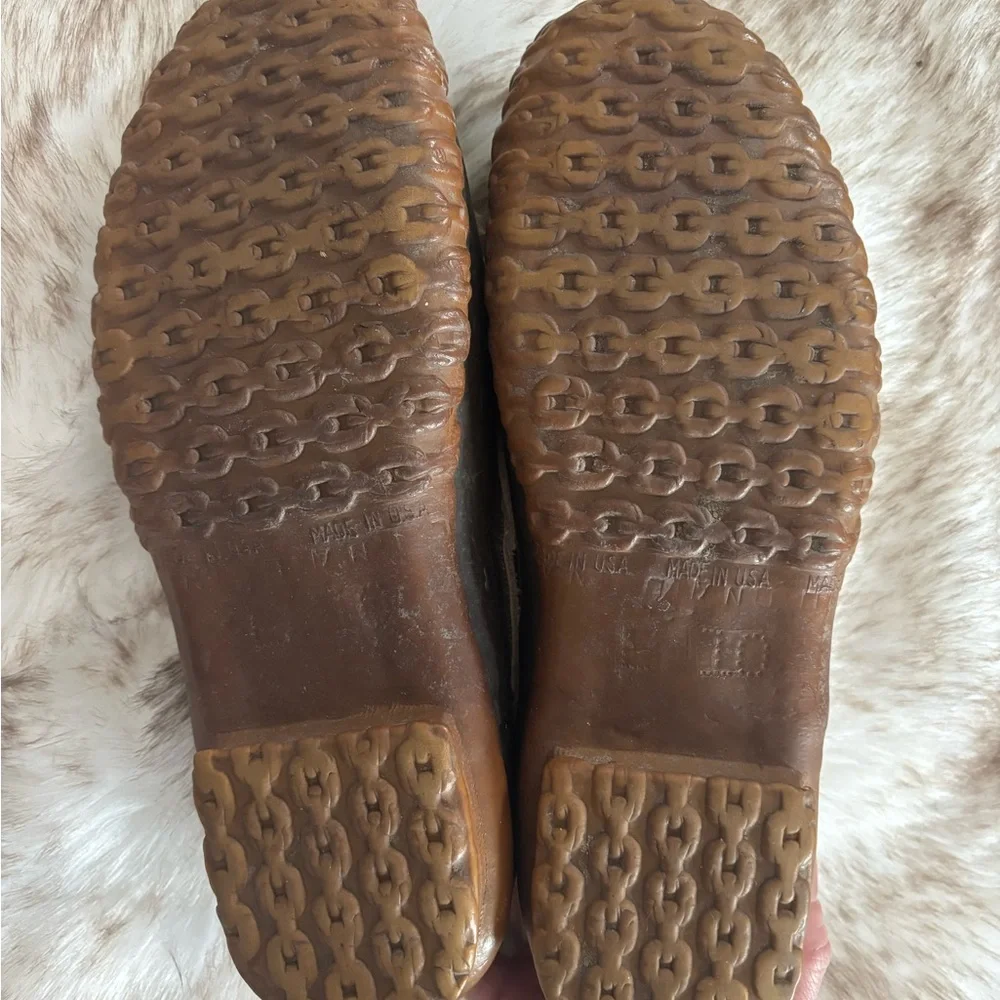 L.L. Bean Maine Hunting Tan and Brown Duck Shoes - Picture 6 of 11